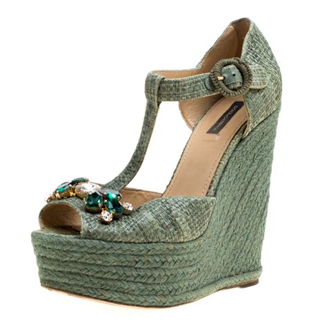 dolce and gabbana wedge sandal.